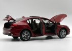 Gray / Wine Red 1:18 Scale Diecast 2018 Acura TLX-L Model