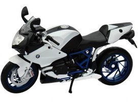 1:12 Scale Maisto White Diecast BMW HP2 Sport Motorcycle