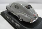 Gray 1:43 Scale IXO Diecast Peugeot 203 1955 Model