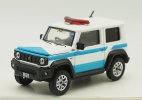 White-Blue 1:64 Scale Era Car Diecast Suzuki Jimny Sierra Model