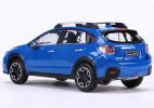 Blue 1:43 Scale Diecast 2016 Subaru XV SUV Model