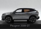 Black / Gray 1:43 Scale NOREV Diecast Peugeot 2008 GT SUV Model