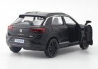 Black 1:36 Scale Kids Diecast VW T-Roc SUV Toy