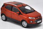 Orange 1:18 Scale Diecast Ford EcoSport Model