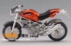 Red MaiSto 1:18 Scale Diecast Ducati Monster S4 Motorcycle