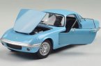 Red / Blue 1:24 Scale Welly Diecast 1965 Lotus Elan Model