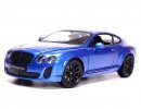 Blue / White / Black 1:24 Scale Diecast Bentley Continental GT