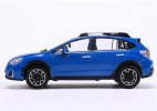 Blue 1:43 Scale Diecast 2016 Subaru XV SUV Model