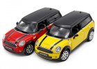 Yellow / Red 1:24 Scale Diecast Mini Cooper Clubman Model