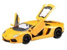 Black / Yellow / Orange 1:24 Lamborghini Aventador Model