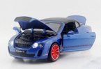Black / White / Blue / Gray Diecast Bentley Continental ISR Toy