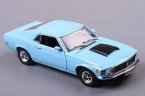 Motormax 1:18 Blue Diecast 1970 Ford Mustang Boss 429 Model