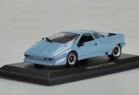 Blue 1:43 Scale Diecast Lamborghini P132 1986 Model