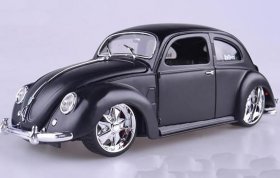 1:18 Scale Black Maisto Diecast 1951 VW Beetle Model