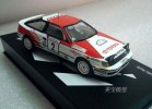 Red-White 1:43 Scale 1990 Diecast Toyota Celica GT-FOUR Model