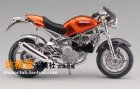 Red MaiSto 1:18 Scale Diecast Ducati Monster S4 Motorcycle