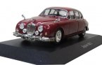 Wine Red 1:43 Scale Atlas Diecast Jaguar MK 2 Model