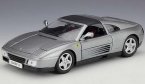 Red / Gray 1:18 Scale Bburago Diecast Ferrari 348TS Model