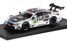 1:43 Scale NO.31 White-Black Diecast BMW M4 DTM Toy