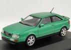 Green / White 1:43 Scale Solido Diecast Audi Coupe S2 Model