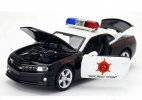1:32 Scale Black Police Diecast Chevrolet Camaro SS Car Toy
