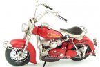 Red 1:6 Scale Vintage Tinplate 1969 Indian Motorcycle Model