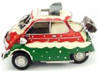 Retro Christmas Theme 1:10 Scale Tinplate BMW Isetta Model