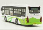 1:43 Scale White-Green Diecast Sunlong SLK6109 City Bus Model