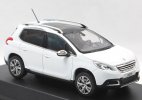 1:43 Scale White Norev Diecast 2013 Peugeot 2008 SUV Model