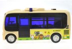 Kids Gray Plastics Electric School Bus Toy