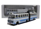 1:76 White-Blue Diecast ShangHai SK561GF Trolley Bus Model