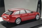 Red 1:43 Scale SCHUCO Diecast 2012 Audi A6 Avant Model