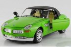 Kids 1:32 Scale Yellow / Green / Red / Black Diecast BMW Z8 Toy