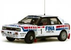 1:43 Scale White NO.1 Diecast Lancia Delta Integrale 16V Model