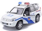 White Kids 1:32 Scale Police Toyota LAND CRUISER PRADO Toy