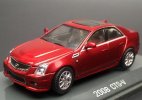 Gray / Red 1:64 Scale Diecast 2008 Cadillac CTS-V Model