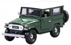 Green 1:24 Scale MotorMax Diecast Toyota FJ40 SUV Model