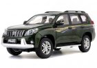 White / Green 1:18 Scale Diecast Toyota Land Cruiser PRADO Model