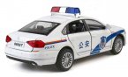 Black / White 1:32 Scale Police Kids Diecast VW Passat Toy