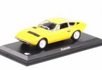 Yellow 1:43 Scale Diecast Maserati Khamsin Model