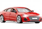 Kids Black / Red / Silver 1:35 Scale Diecast Audi RS7 Car Toy
