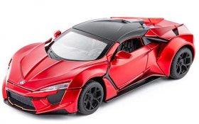 Kids Black /Blue /White /Red Diecast Lykan Hypersport Car Toy