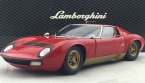 Red 1:18 Scale Kyosho Diecast Lamborghini Miura P400 SV