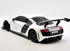 Kids 1:24 Scale White / Silver R/C Audi R8 LMS Toy