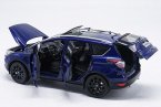 Blue 1:18 Scale Diecast Ford New Kuga 2017 Model