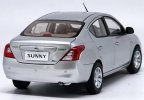 1:18 Scale Silver Diecast Nissan Sunny Model