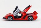 Police 1:32 Black / Blue / Red Diecast Lamborghini Veneno Toy