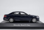 1:43 Scale White / Blue Diecast Mercedes Benz E-Class Model