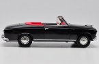 Welly 1:18 Scale Black Diecast 1957 Peugeot 403 Model