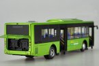 Green 1:43 Scale Die-cast YuTong ZK6125BEVG7 E12 Bus Model